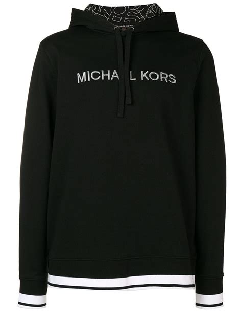 michael kors black hoodie logo|Michael Kors hoodie men.